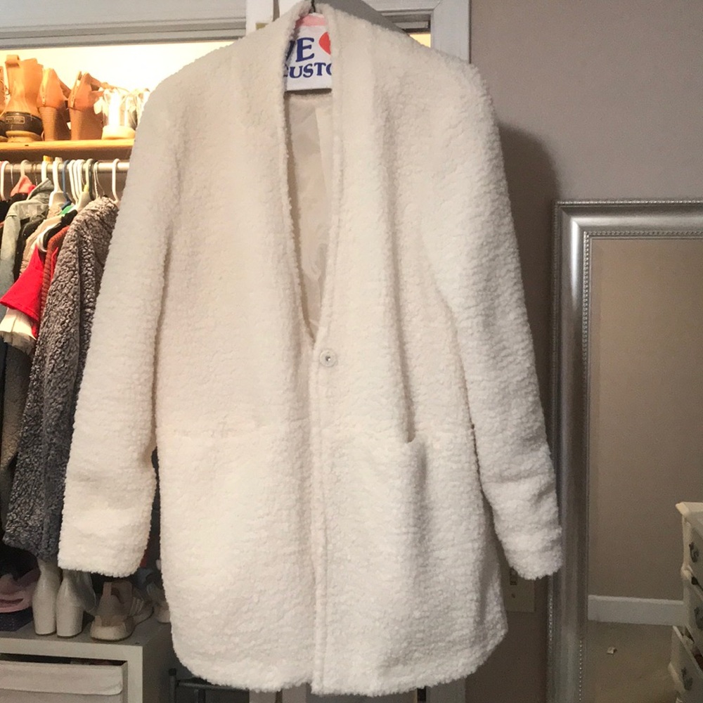 White cream coat